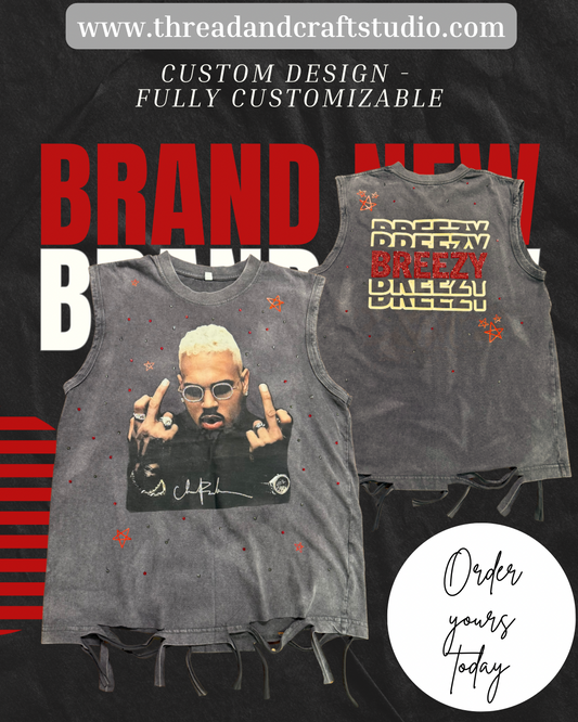 Custom Chris Brown Tank