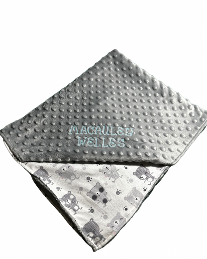 Customizable Embroidered Baby Blanket